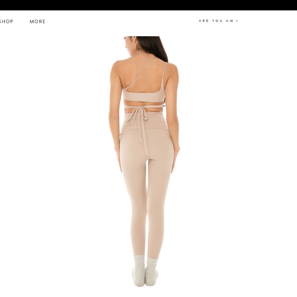 Are You Am I 3 piece SET Bra, Top, Legging small top and Medium Bra/legging